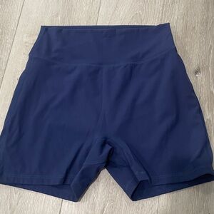 BuffBunny Navy Athletic Shorts